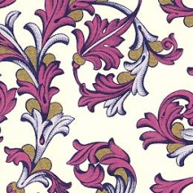 Mulberry and Lavender Traditional Florentine Print Paper ~ Rossi Italy ~ 2013